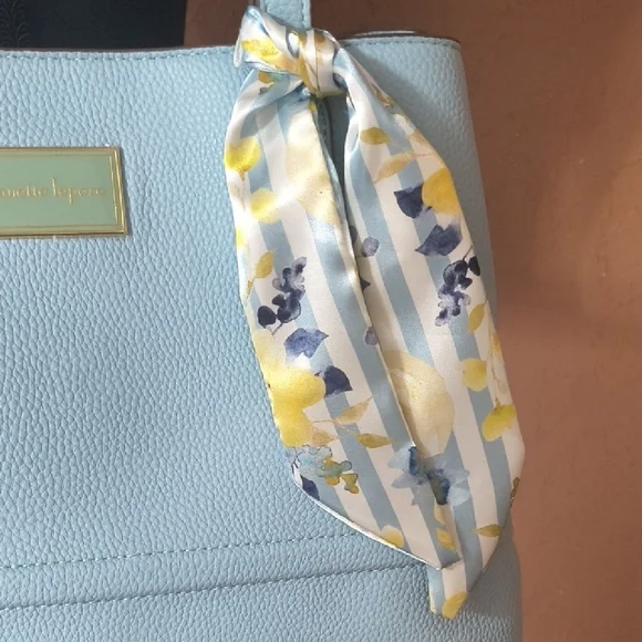 Nanette Lepore Kassandra Triple Section Shoulder Bag Ice Blue - Picture 3 of 15